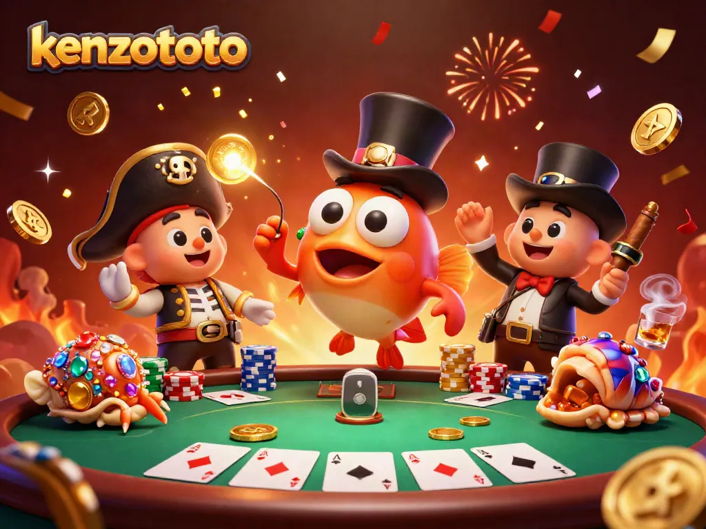 Experience thrilling gameplay with kenzototo as glowing coins are attracted by an anglerfish's lure.