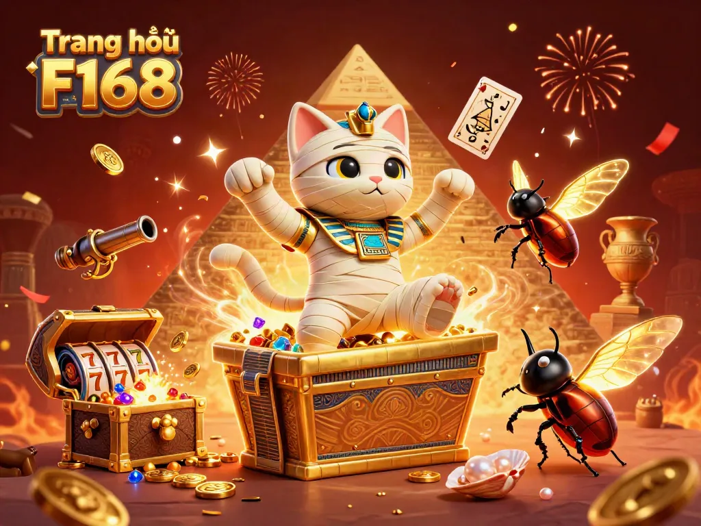 Experience exciting gameplay at Trang chủ F168 with vibrant 3D characters and casino elements bursting with energy.