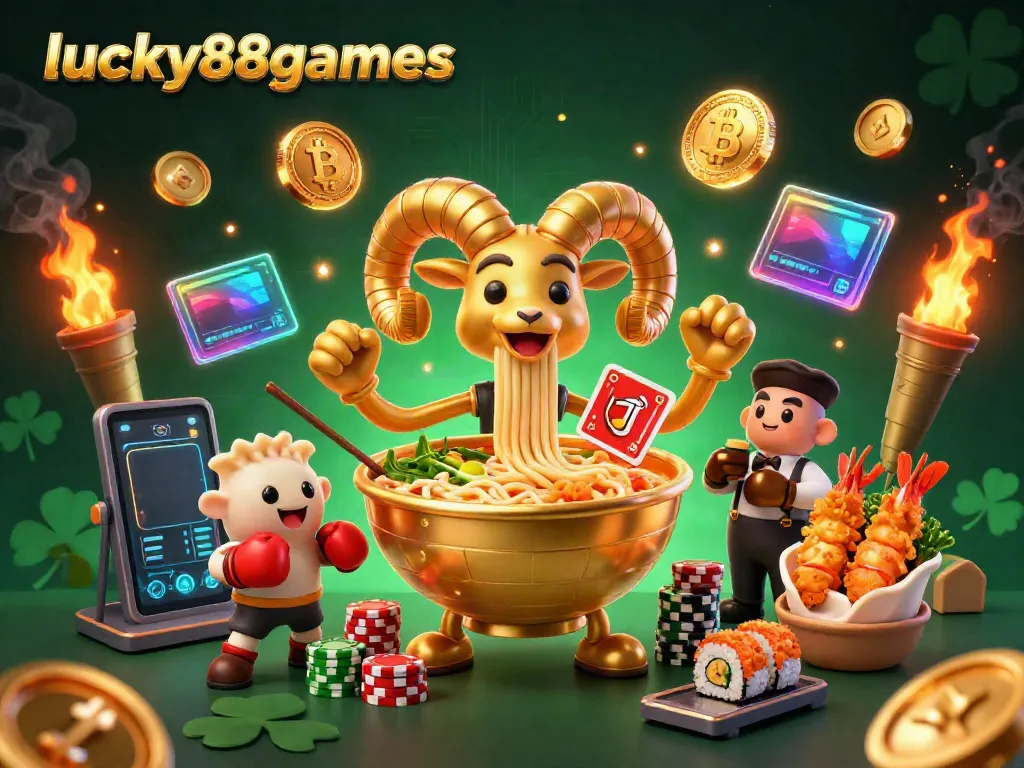 Engage in the exciting world of lucky88games with vibrant characters and dynamic gambling elements.