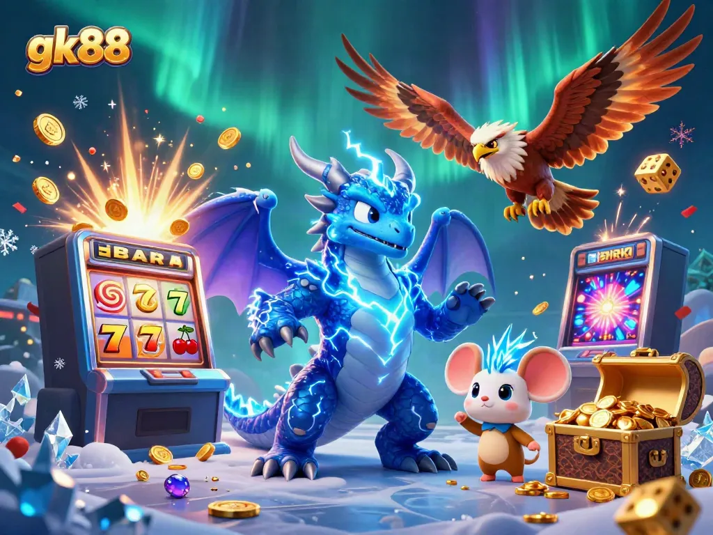 Engage with gk88’s thrilling casino experience featuring vibrant characters and exhilarating game elements.