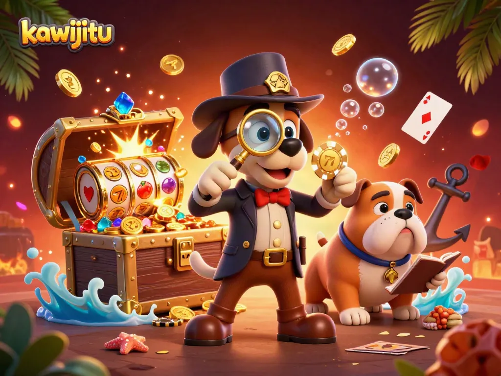 Menggali kemenangan di kawijitu dengan detektif 3D dan detail permainan slot yang kaya.