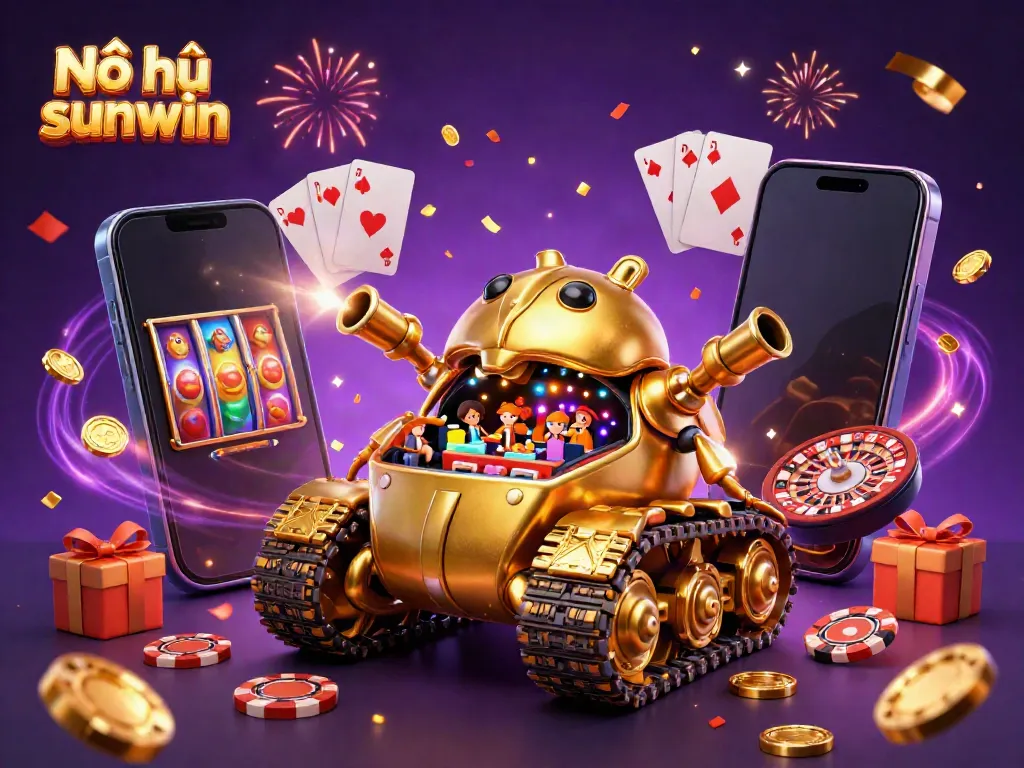 Experience the excitement of Nổ hũ sunwin with dynamic casino gameplay visuals and jackpot moments.