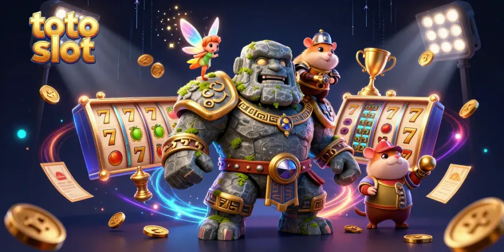 Menangkan toto slot dengan golem penjaga dan senjata magis yang bertenaga!