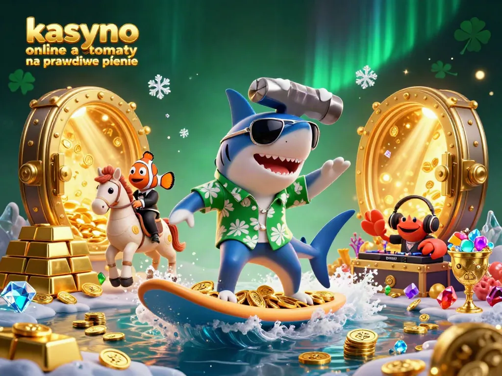 Spin and win at kasyno online automaty na prawdziwe pieniądze with vibrant characters, treasure, and jackpots!