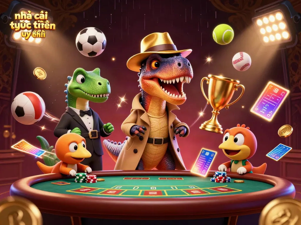 Engage with nhà cái trực tuyến uy tín as a velociraptor card counter joins a dynamic blackjack scene.