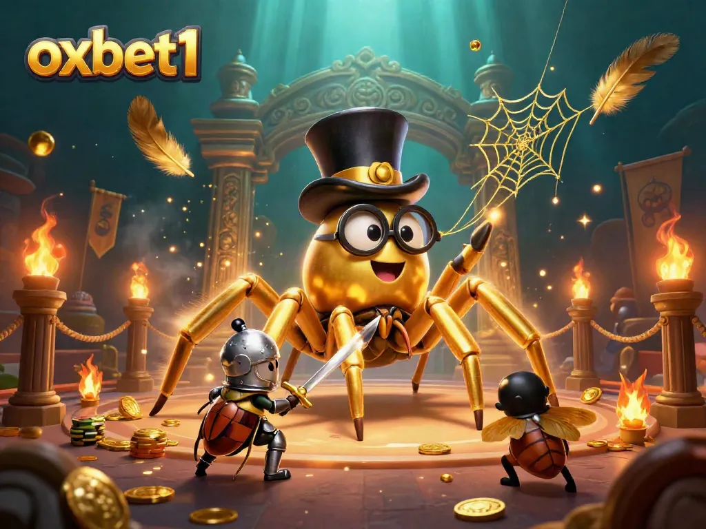 Experience entertaining gambling adventures with oxbet1 in a vibrant casino scene featuring animated characters.