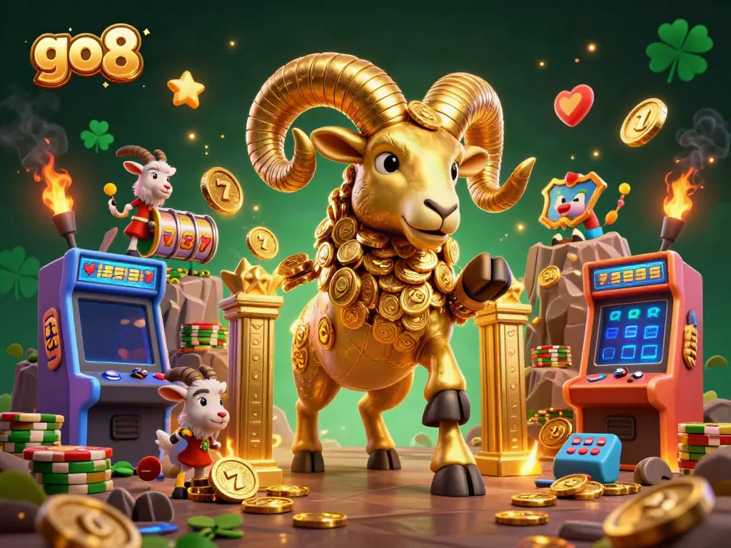 Experience the thrill of go8 with vibrant slots, golden characters, and action-packed gaming excitement.