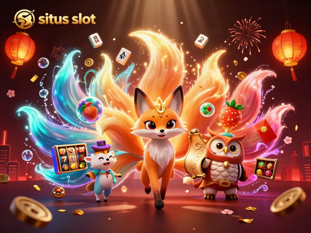 Engage with situs slot by winning big at vibrant, colorful online slot games featuring dynamic characters.