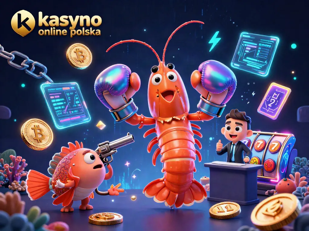Engage in thrilling gameplay at kasyno online polska with vibrant characters, immersive games, and crypto icons.