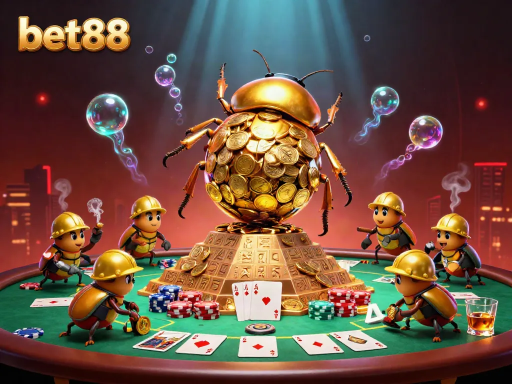 Experience the thrilling world of bet88 with vibrant 3D casino elements and vibrant gaming atmosphere.