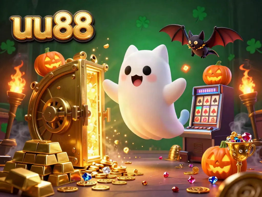 uu88 brings excitement to the haunted casino with ghostly characters and glowing treasures.